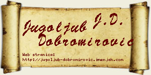 Jugoljub Dobromirović vizit kartica